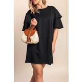 Fenzy Mini Poletna Obleka Iz Viskoze, Črna | Shoptok.si