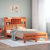  Krevet s regalom za knjige bez madraca 135 x 190 cm od borovine | shoptok.hr