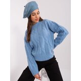 Wool Fashion Italia Cap-AT-CZ-231305.85P-Grey-Blue | Shoptok.si