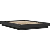 vidaXL Okvir za krevet s LED svjetlima crni 120 x 190 cm drveni | shoptok.hr