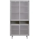Bijeli metalni ormar s kliznim vratima 90x180 cm Veep –