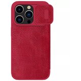 Nillkin Qin Pro Maska za telefon iPhone 15 Pro 6.1, Crvena | Eponuda.com