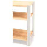 Teulat Krem/u svijetloj prirodnoj boji regal u dekoru hrasta 126x84x43 cm Bona – | shoptok.hr