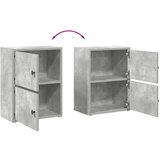 vidaXL Knjižna omara betonsko siva 40x24x52 cm inženirski les | Shoptok.si