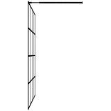 Pregrada za tuširanje od mutnog kaljenog stakla 140 x 195 cm | shoptok.hr