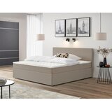 P & B POSTELJA Z VZMETNICO 180 cm x 200 cm , tekstil peščene barve Cene