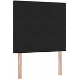  LED krevet za pohranu s madracem Crna 100 x 200 cm Baršun | shoptok.hr