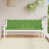  Jastuci za vrtnu klupu 2 kom zeleni 200x50x7 cm tkanina | shoptok.hr