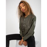 RUE PARIS Sweatshirt-RV-BL-8225.88-khaki | Shoptok.si