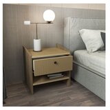 Hanah home noćni ormarić berlin walnut hazeran | ePonuda.com