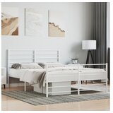 vidaXL okvir kreveta uzglavlje i podnožje bijeli 140x200 cm | shoptok.hr