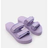 Sinsay Natikače na platformi s tekstilnim remenima na čičak | shoptok.hr