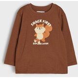 Sinsay Pamučne majice dugih rukava s motivom vjeverice 2 pack Slike