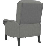  Fotelja Tamno siva 76 x 94 x 102 cm Mikrofibra | shoptok.hr