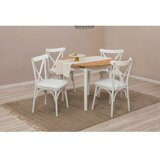 HANAH HOME trpezarijski sto i stolice oliver white oak cene