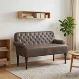 Ljubavni kauč s gumbima Tamnosiva 120 x 65 x 78 cm | Eponuda.ba