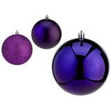  Set božićnih kuglica Vijoličasta Plastika 10 x 11 x 10 cm (12 kom.) | shoptok.hr