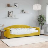 vidaXL Dnevna postelja z vzmetnico rumena 80x200 cm žamet | Shoptok.si