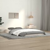 The Living Store Posteljni okvir bel 100x200 cm trdna borovina - Posteljni Okvir, (21528640) Cene