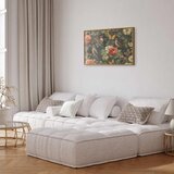  Plakat Flowers Birds and Butterflies - vintage-style illustration 60x40 Zlatni okvir | shoptok.hr