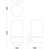 Philips Spoljno zidno svetlo FLAREON 1xE27/25W/230V IP44 | Eponuda.com