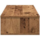 vidaXL Zidna polica s ladicama staro drvo 80x34x17cm konstruirano drvo | shoptok.hr