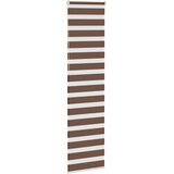 Zebra zavjesa Smeđa 65x230 cm Širina tkanine 60,9 cm Poliester | shoptok.hr