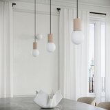 Nice Lamps Smeđe-siva viseća svjetiljka sa staklenim sjenilom ø 12 cm Orbital – | shoptok.hr