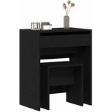 Kozmetički Stol Crni hrast 60 x 40 x 75 cm Konstruirano drvo | shoptok.hr