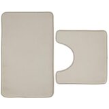Catherine Lansfield Bež kupaonske prostirke u setu 2 kom za WC 50x80 cm Anti-Bacterial – Cijene