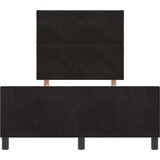 vidaXL Postelja Črna 120x190 cm Žamet, (22049597) | Shoptok.si