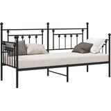  Krevet na kat s uzglavljem Crna 75 x 190 cm Čelik | shoptok.hr