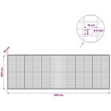  Gabion s žicom debljine 5 mm i mrežom 5x10 cm 600x30x200 cm - 30 cm 200 cm 600 cm | shoptok.hr