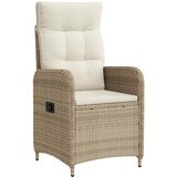 Ležeči vrtni stol Bež in smetanasto bela 57 x 63 x 94 cm, (5000285801) | Shoptok.si