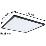 PAULMANN 71016 - LED/22W prigušiva panel atria 230V 4000K crna | Eponuda.com