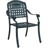  Vrtna stolica 2 pcs Zelena 55 x 56,5 x 91cm Aluminij | shoptok.hr