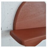 Hanah home Meh225 orange decorative wooden wall shelf | ePonuda.com