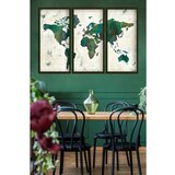 WALLXPERT Artsmdfdkset10 Višebojni Dekorativni Okvir MDF Slika (3 Komada) | Eponuda.com