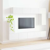  Komplet TV omaric 5 pcs Bela Konstruiran les - - Bela - 83.44 - 98 x 31 x 29,5 cm - 2025-vidaXL-Uvoz_2 | Shoptok.si