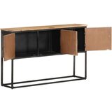  Komoda 120x30x75 cm trden akacijev les, (20656530) | Shoptok.si