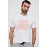 Guess Bombažna kratka majica bela barva | Shoptok.si