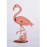 3d drvena slagalica - FLAMINGO