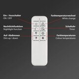 BRILONER 3641-017 - led prigušiva svetiljka frame LED/30W/230V 2700-6500K + daljinski upravljač | Eponuda.com