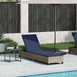  Ležaljka s jastucima siva 55x200x25,5 cm poli ratan Cijene