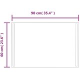  LED kupaonsko ogledalo 60x90 cm | shoptok.hr