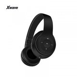 X Wave MX350 black BT stereo slusalice sa mikrofonom v4.2, FM radio,Baterija 200mAh, 8-9h razgovor, 10m udaljenost,Crna | ePonuda.com