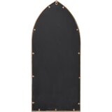  Vrtno ogledalo boja pijeska 100x45 cm željezno vanjska upotreba | shoptok.hr