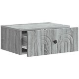  Stenski nočni omarici s predalom Siva Sonoma 49 x 34,5 x 20 cm, (5000209725) | Shoptok.si