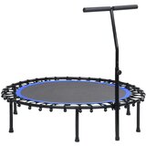  Trampolin za vježbanje s ručkom i sigurnosnim jastučićem 122 cm | shoptok.hr