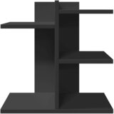  Organizator za stol crni 42 x 21,5 x 42 cm konstruirano drvo | shoptok.hr